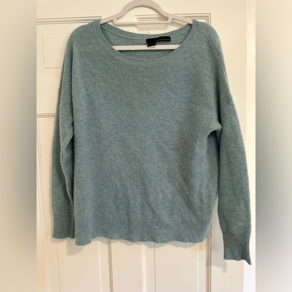 360 Cashmere Light Blue Light Weight Sweater - Size XS